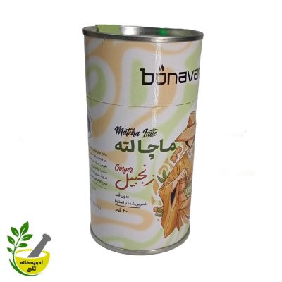 ماچا لته طعم زنجبیل ۴۰ گرمی بناوان