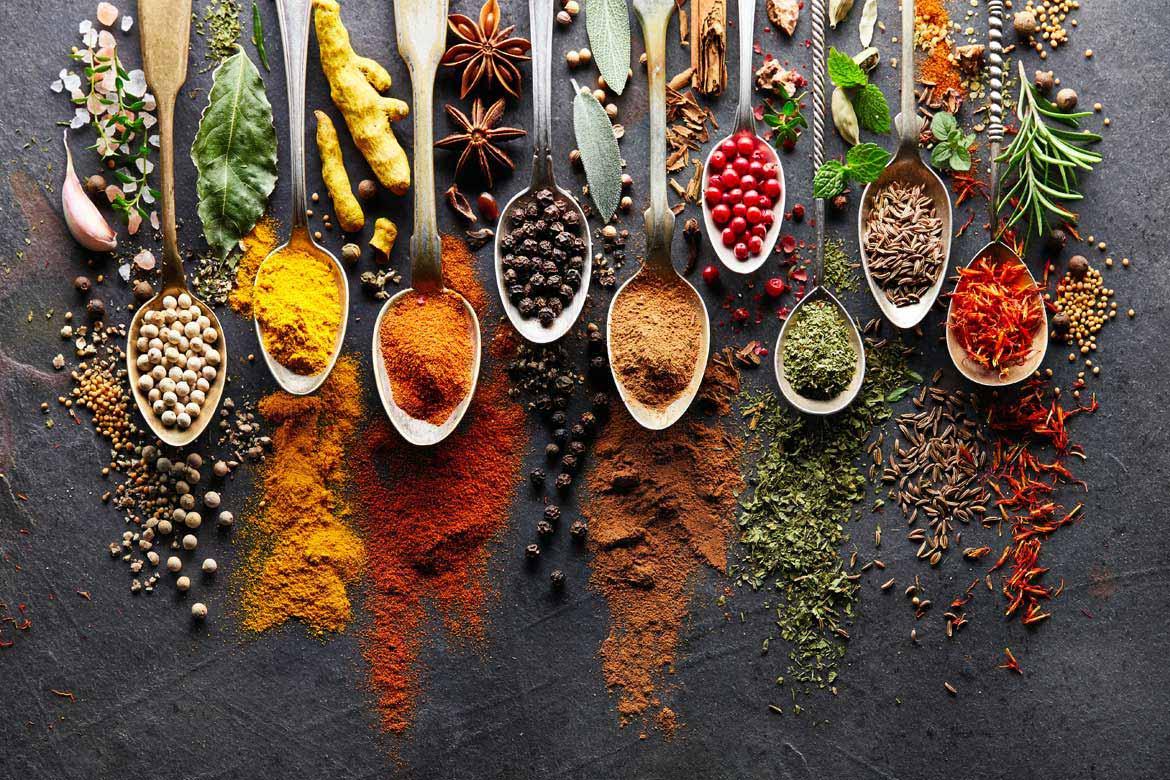 ادویه‌ها برای مشکلات گوارشی